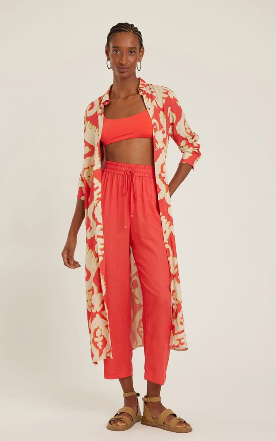 Roupas Lenny Niemeyer | Calca Cos Elastico Melancia