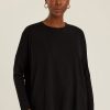 Biowear Lenny Niemeyer | Blusa Moletinho Manga Longa Preto