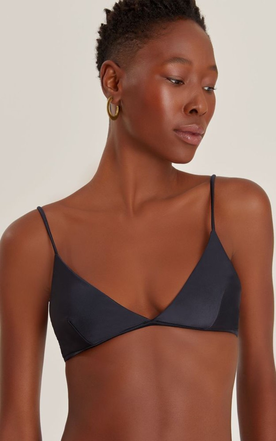 Biowear Lenny Niemeyer | Sutia Triangulo Fixo Preto E Calca Athletic Midi Preto