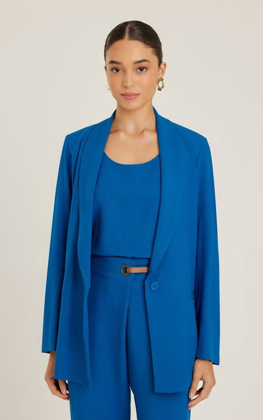 Roupas Lenny Niemeyer | Blazer Linho Safira