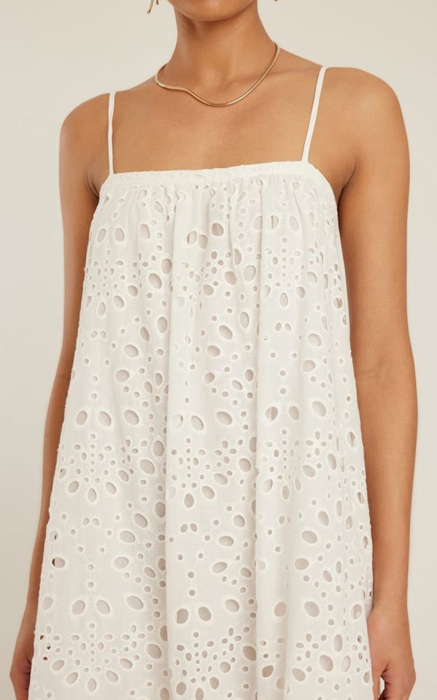 Roupas Lenny Niemeyer | Vestido Alca Laise Off White