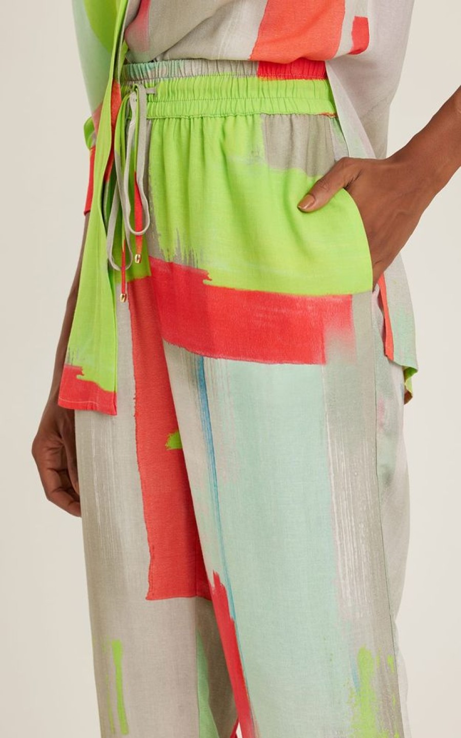 Roupas Lenny Niemeyer | Calca Cos Elastico Canvas