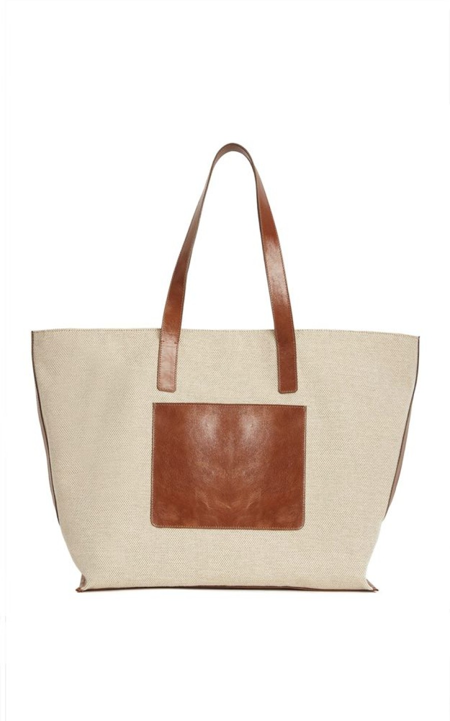 Acessorios Lenny Niemeyer | Bolsa Lona Detalhe Bolso Natural