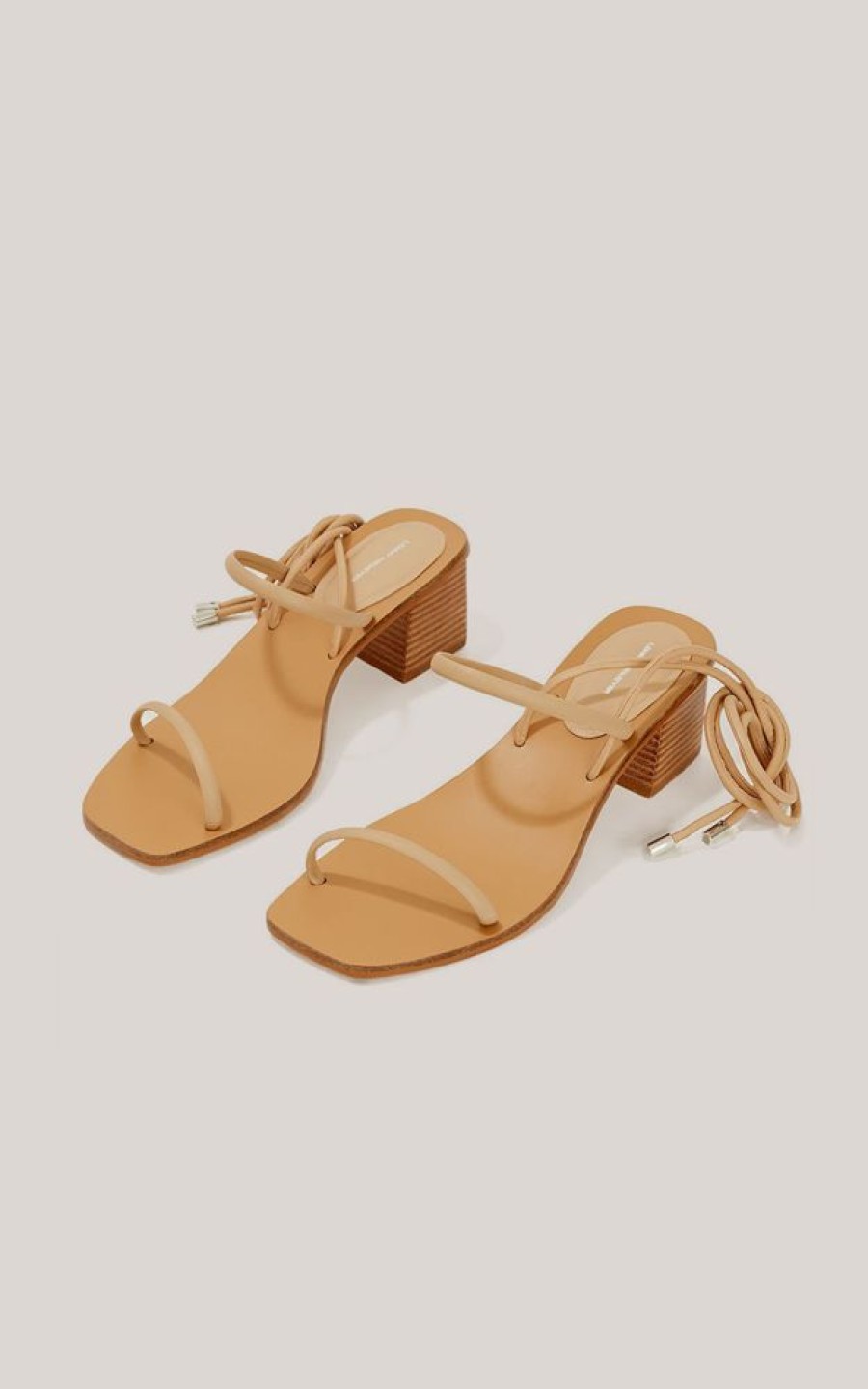 Acessorios Lenny Niemeyer | Sandalia Rolote Salto Aveia