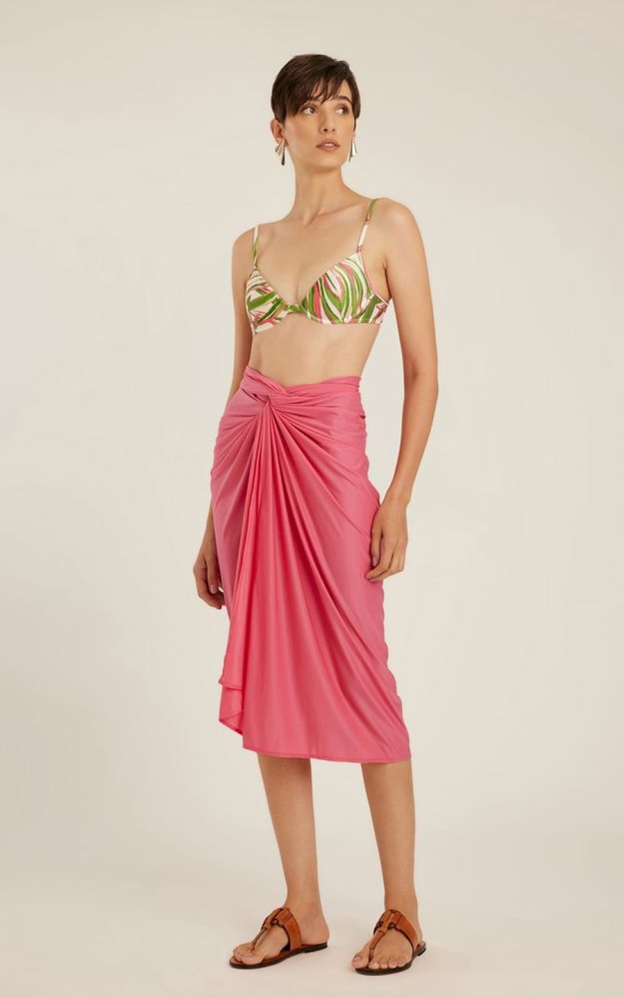 Roupas Lenny Niemeyer | Canga No Touch Geranio