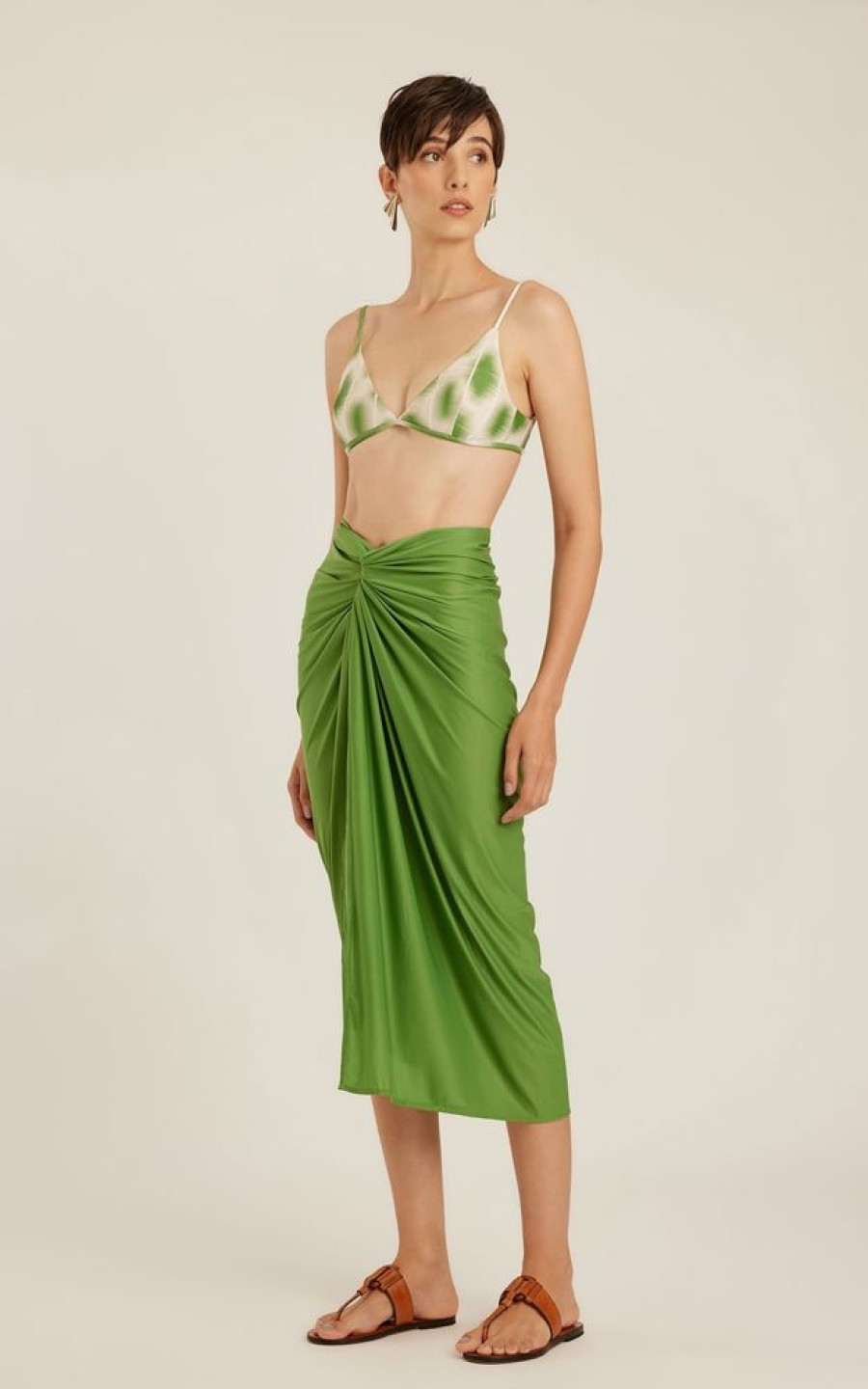 Roupas Lenny Niemeyer | Canga No Touch Matcha
